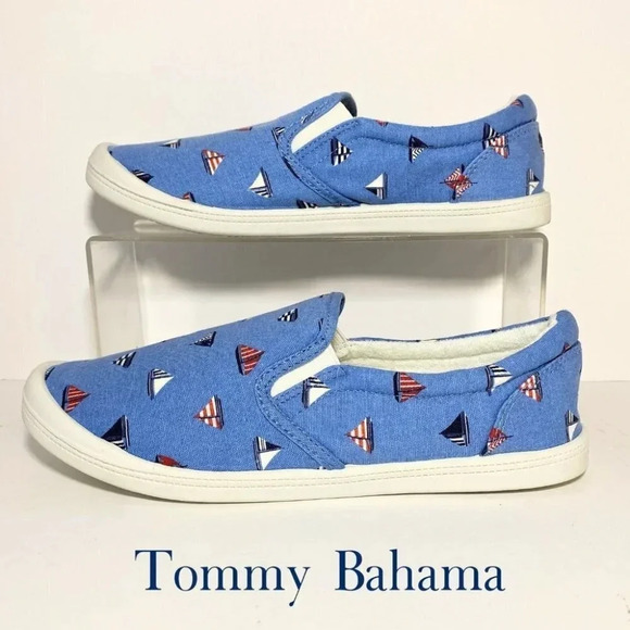 Tommy Bahama Sailboat Slip-On Shoes size 8 - Picture 1 of 5